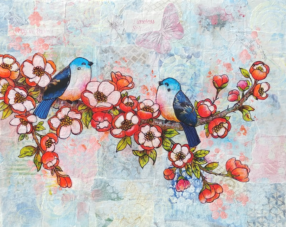 "Joyful Blooms & Feathered Friends – A Spring Art Exhibition"