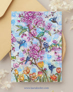 First Signs of Spring, Birds Garden 5x7 Art Card