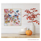 Fall Celebration  12x12 Original Mixed Media Painting