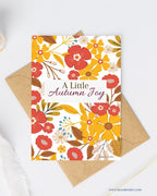 A Little Autumn Joy 5×7 Art Card