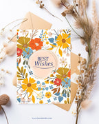 Best Wishes 5×7 Art Card