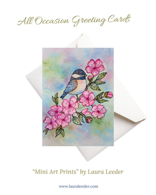 Cherry Blossom Song 5x7 Art Card