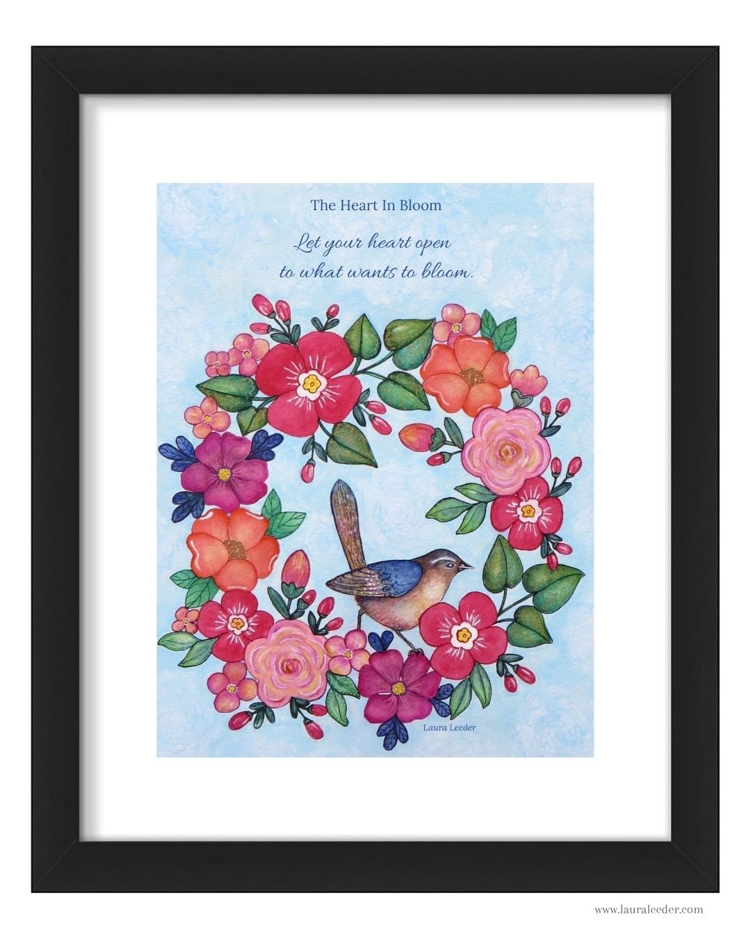 Heart In Bloom ~ 8×10 Art Print