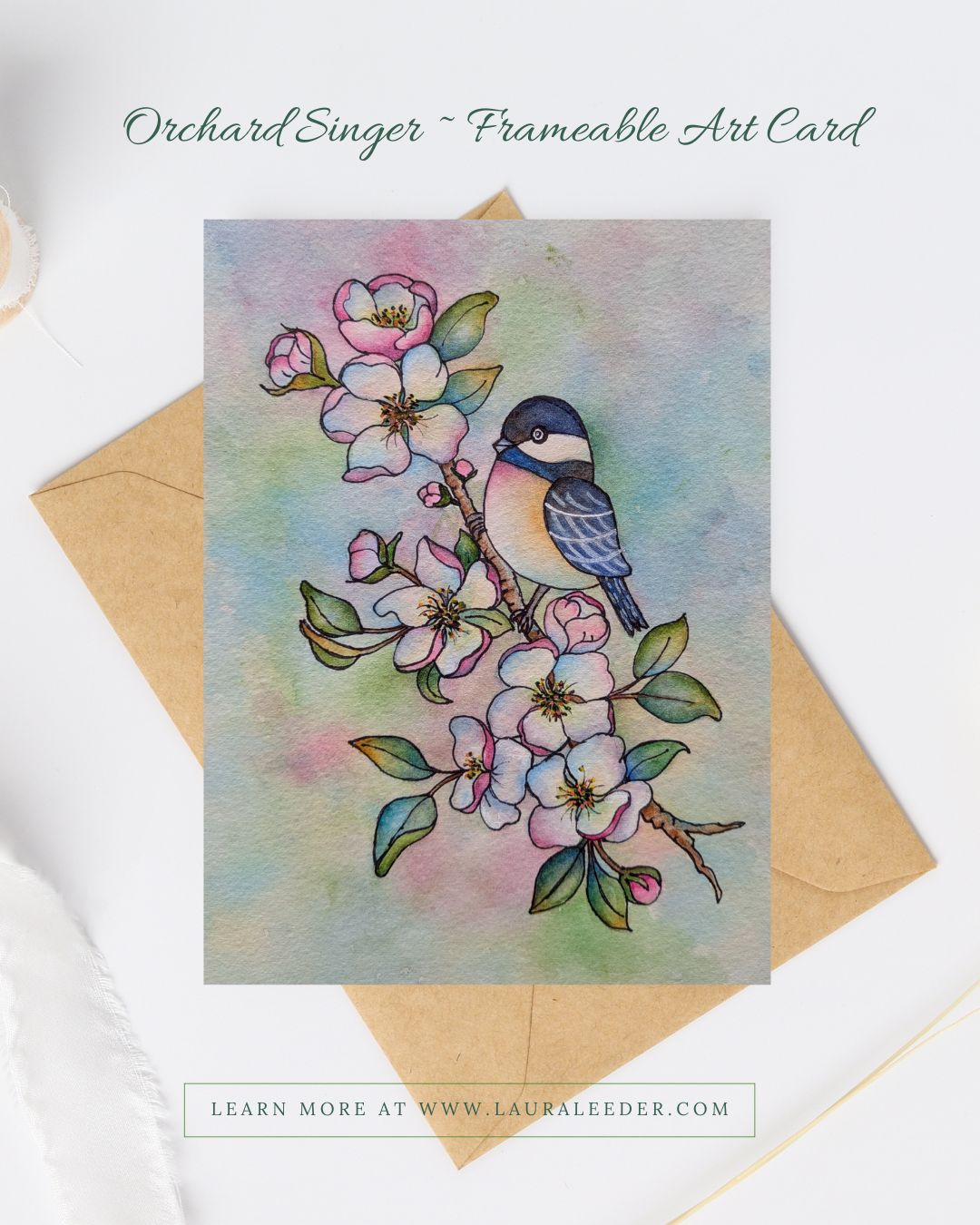 Orchard SingerBird 5x7 Art Card