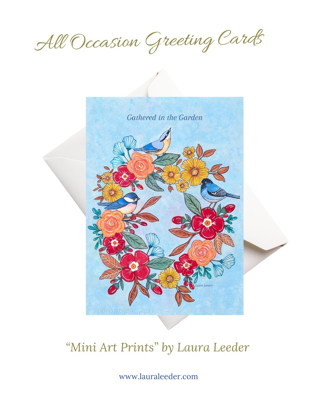 Gathered in the Garden 5x7 Art Card  COMING SOON!