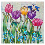 A New Day Begins 8x8 Original Painting