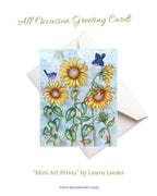 Sunflower Serenade 5x7 Art Card