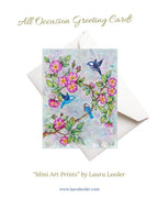 A Warm And Rosy Welcome 5x7 Art Card