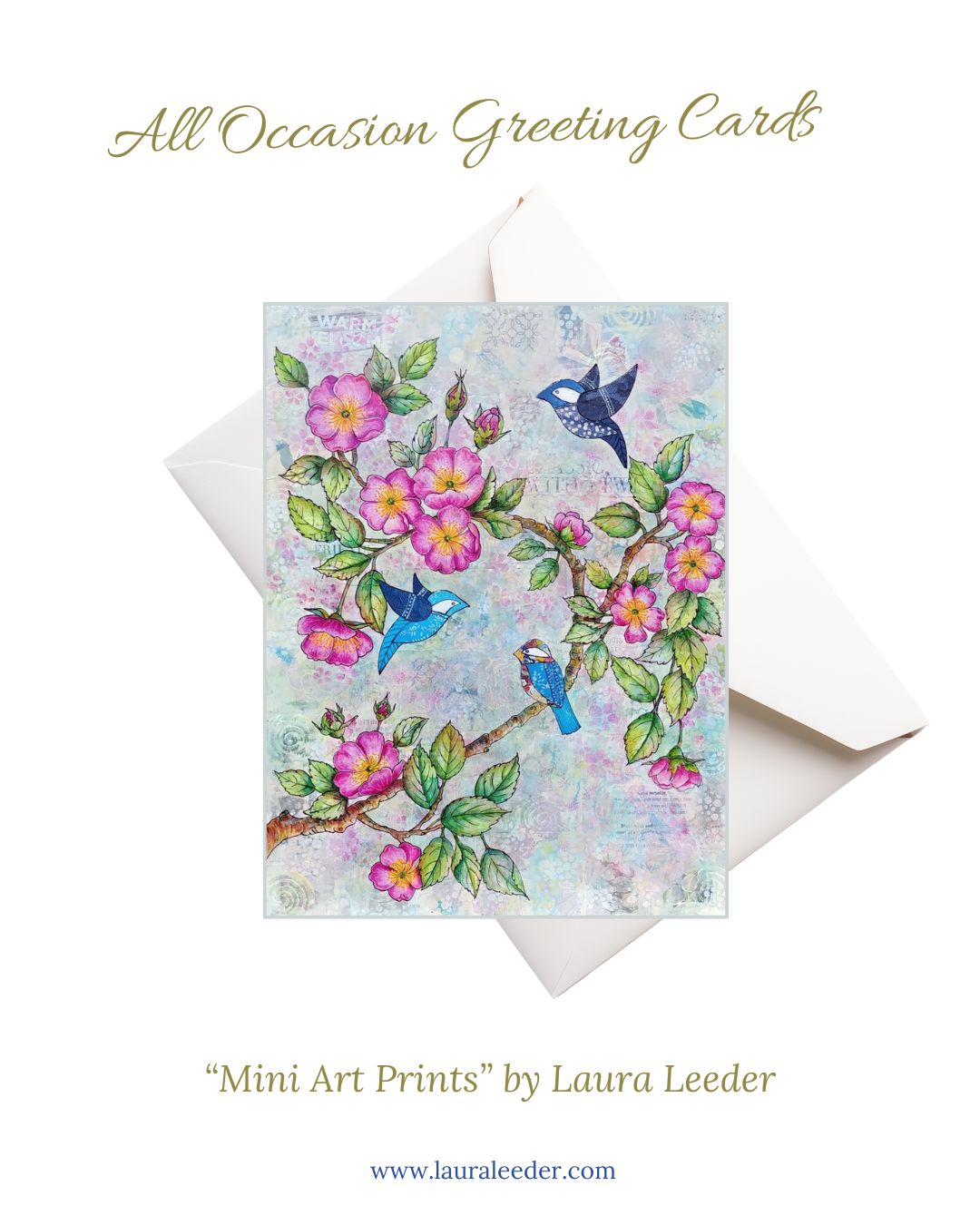 A Warm And Rosy Welcome 5x7 Art Card