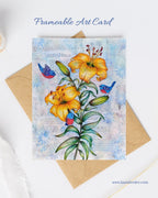 Garden Royalty 5x7 Art Card