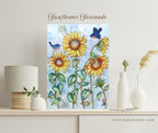 Sunflower Serenade 14x11 Original Painting