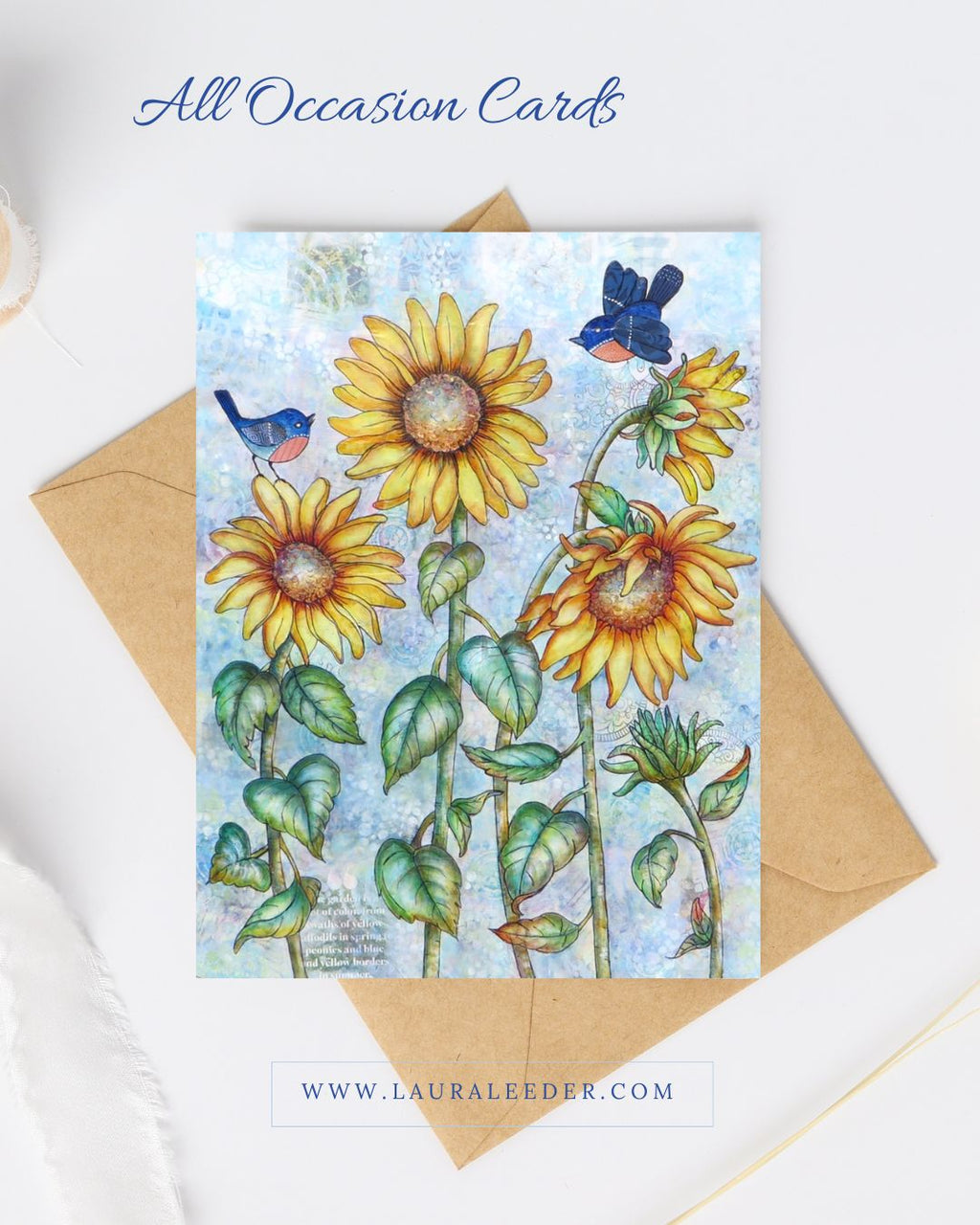 Sunflower Serenade 5x7 Art Card